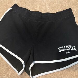 Hollister Women's Athletic Shorts in Dark Navy with White Accents